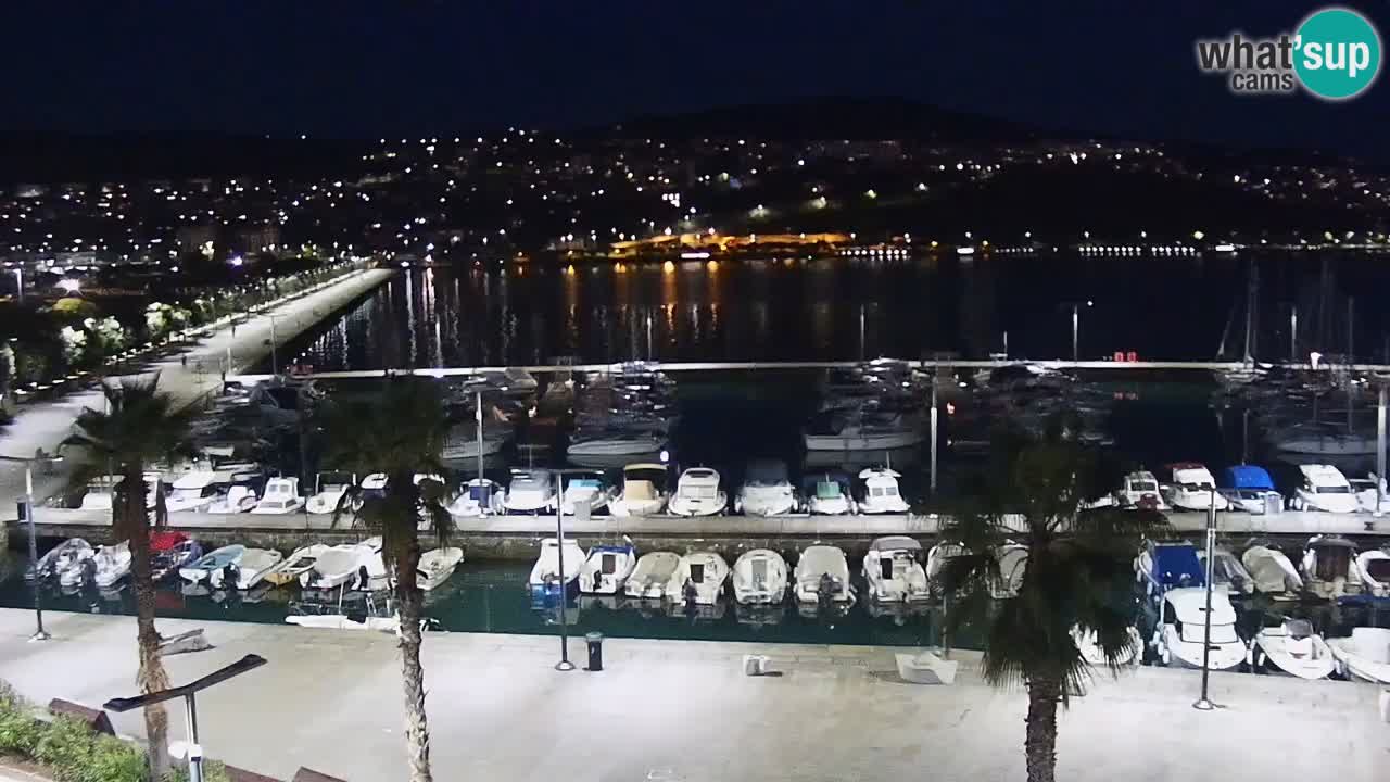 Web kamera Koper – marina i promenada – hotel Grand Koper
