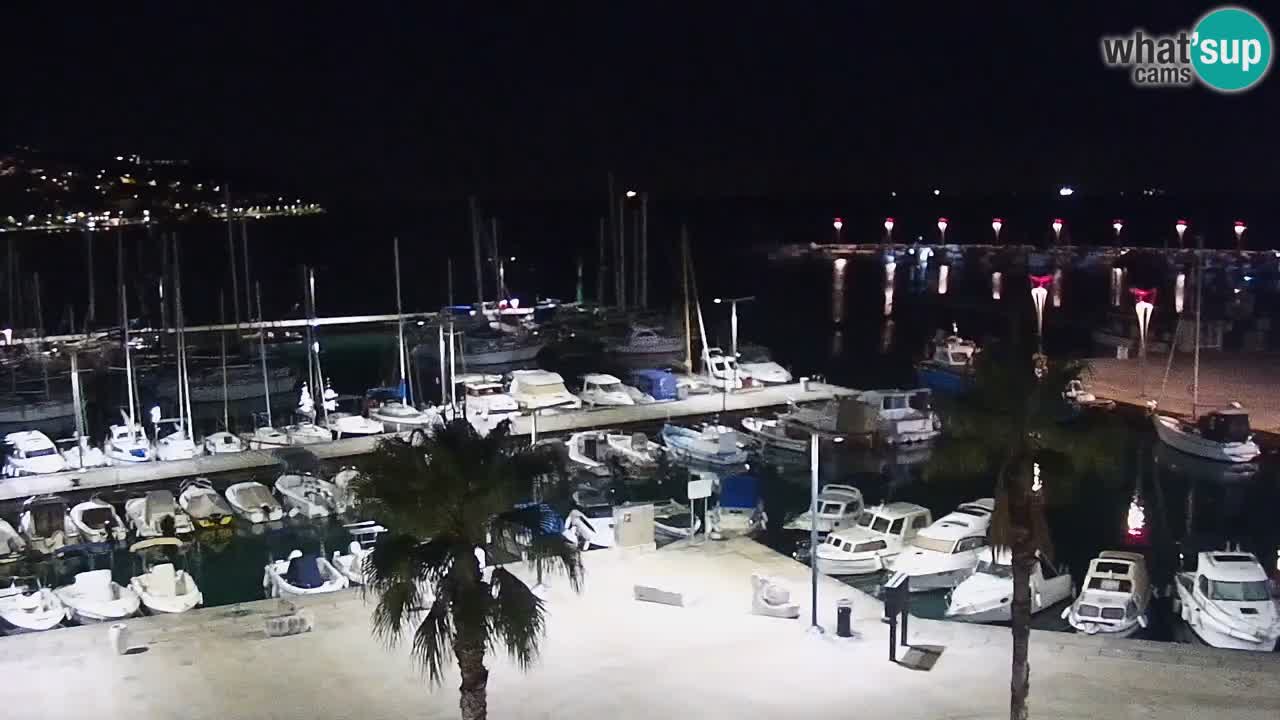 Web kamera Koper – marina i promenada – hotel Grand Koper