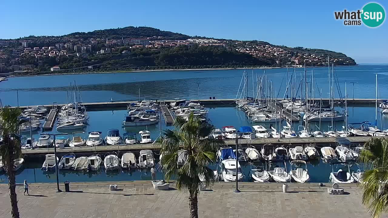 Web kamera Koper – marina i promenada – hotel Grand Koper