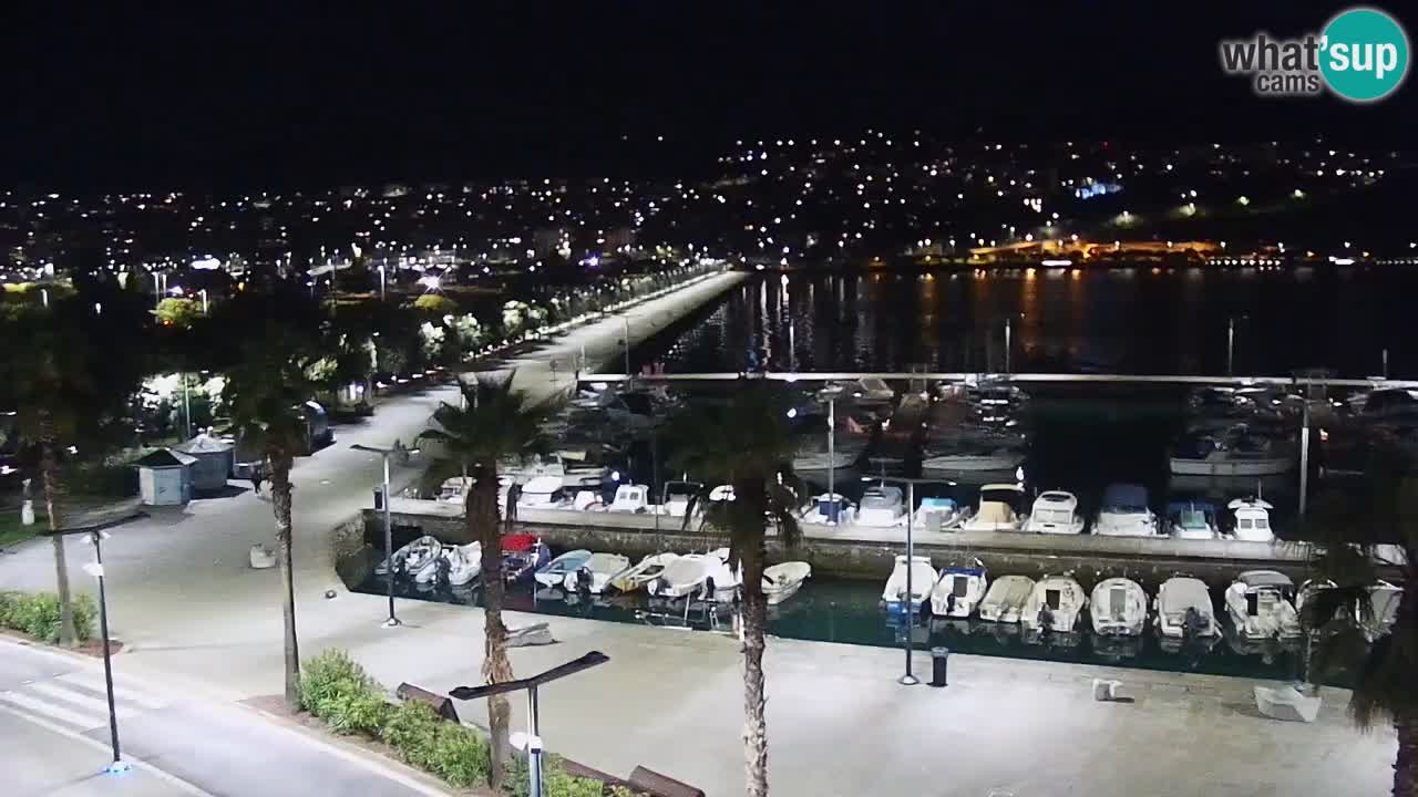 Webcam Capodistria – marina e lungo mare dall’Hotel Grand Koper