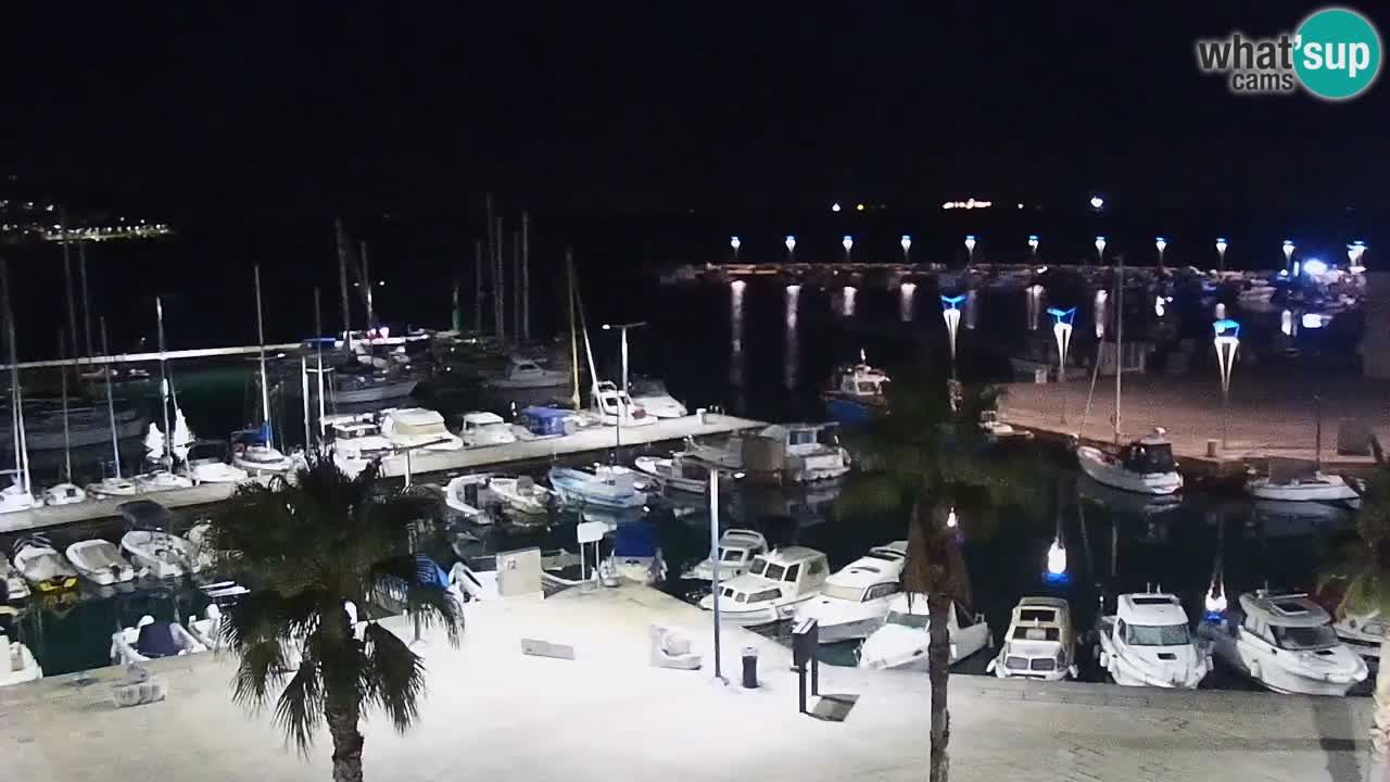 Webcam Capodistria – marina e lungo mare dall’Hotel Grand Koper