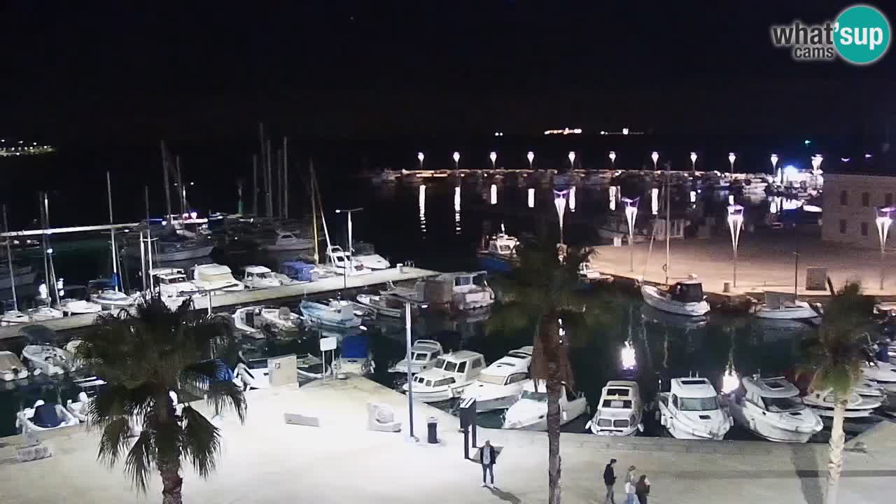 Webcam Capodistria – marina e lungo mare dall’Hotel Grand Koper