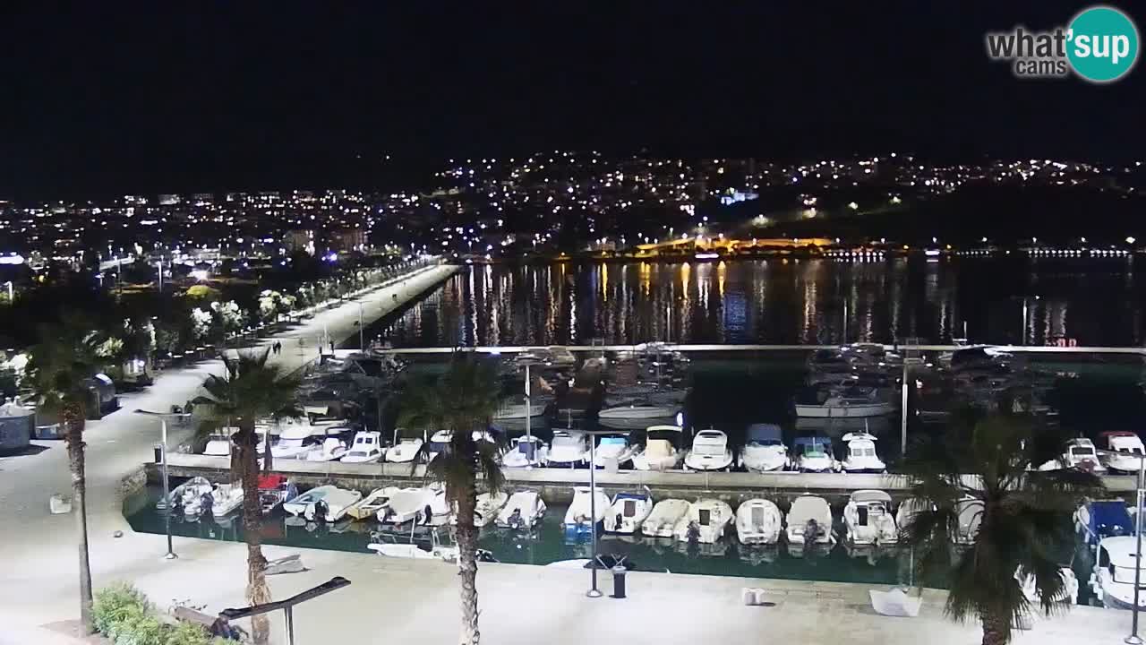 Webcam Capodistria – marina e lungo mare dall’Hotel Grand Koper