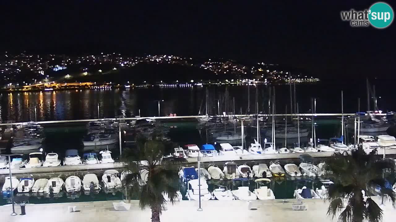 Web kamera Koper – marina i promenada – hotel Grand Koper
