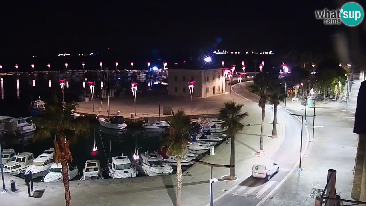 Webcam Capodistria – marina e lungo mare dall’Hotel Grand Koper
