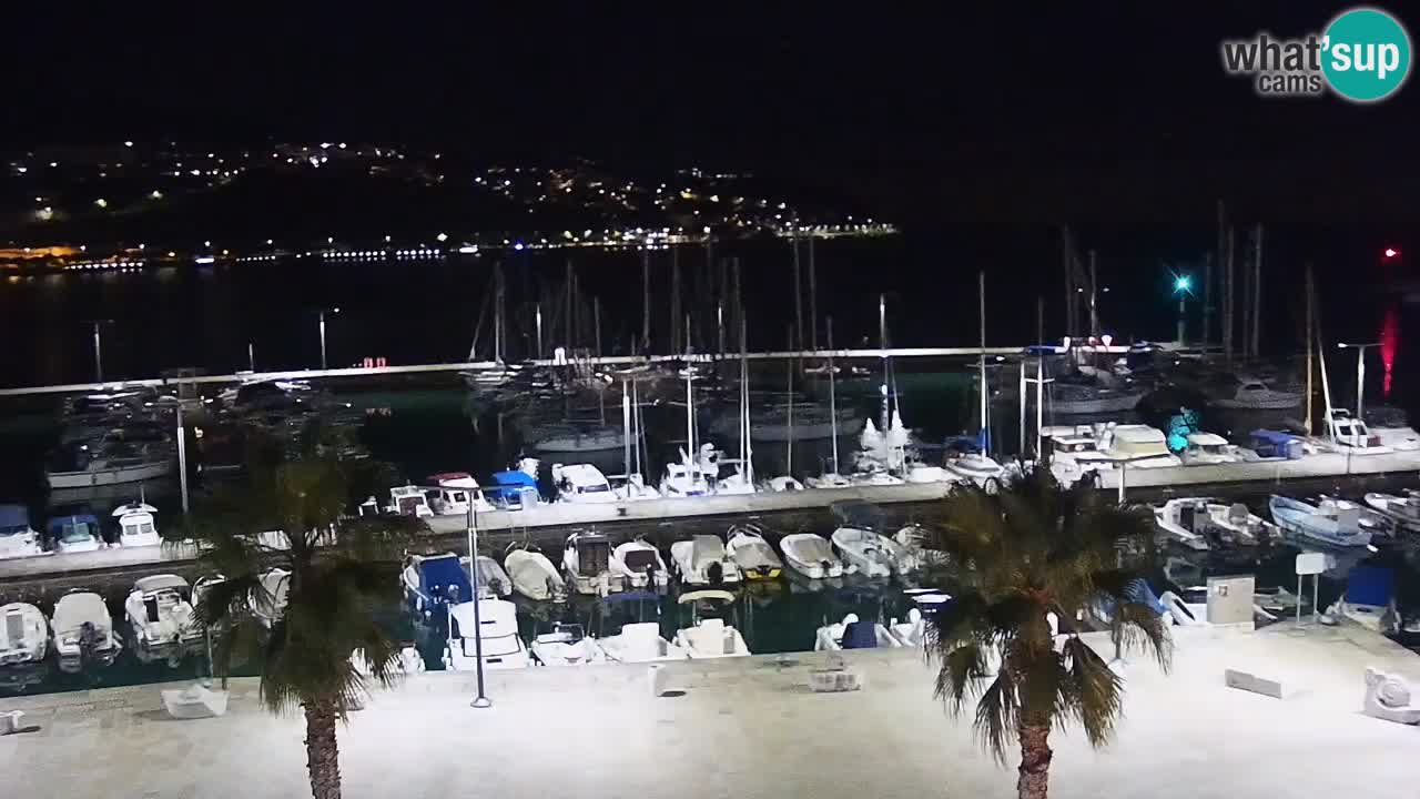 Spletna kamera Koper – Panorama na marino in promenado s Hotela Grand Koper