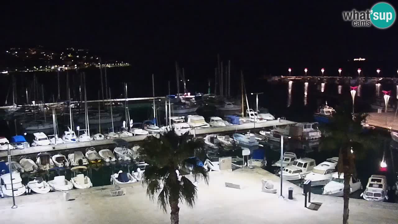 Webcam Capodistria – marina e lungo mare dall’Hotel Grand Koper
