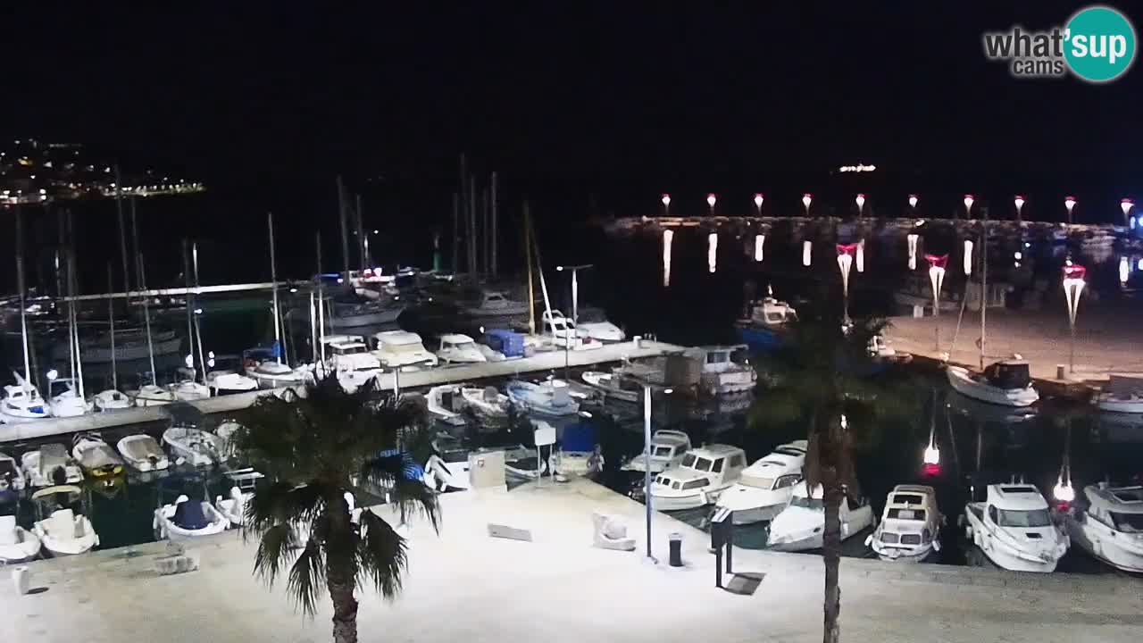 Webcam Capodistria – marina e lungo mare dall’Hotel Grand Koper
