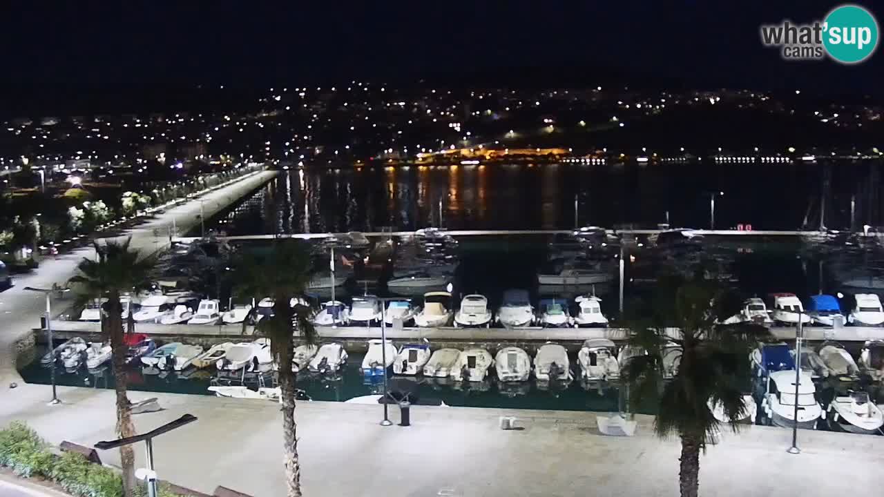 Webcam en direct du port de Koper – port de croisière et de fret – Slovénie