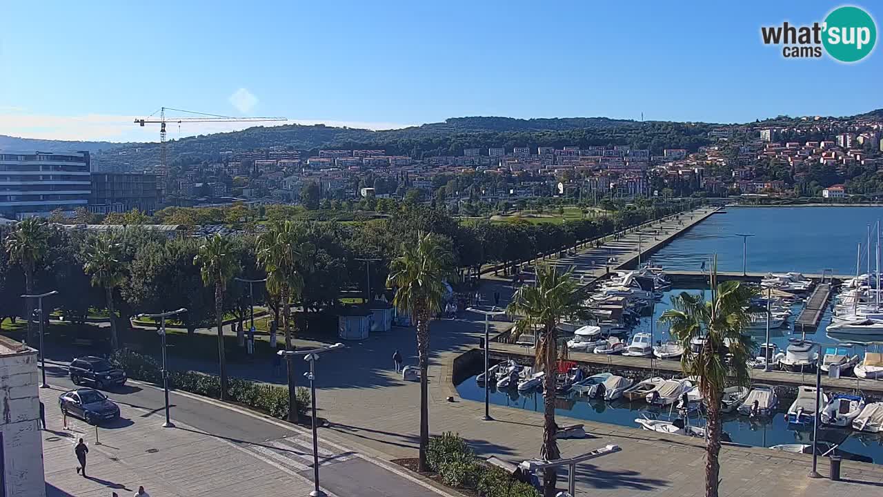 Il porto di Koper – Capodistria live webcam – porto crociere e mercantile – Slovenia