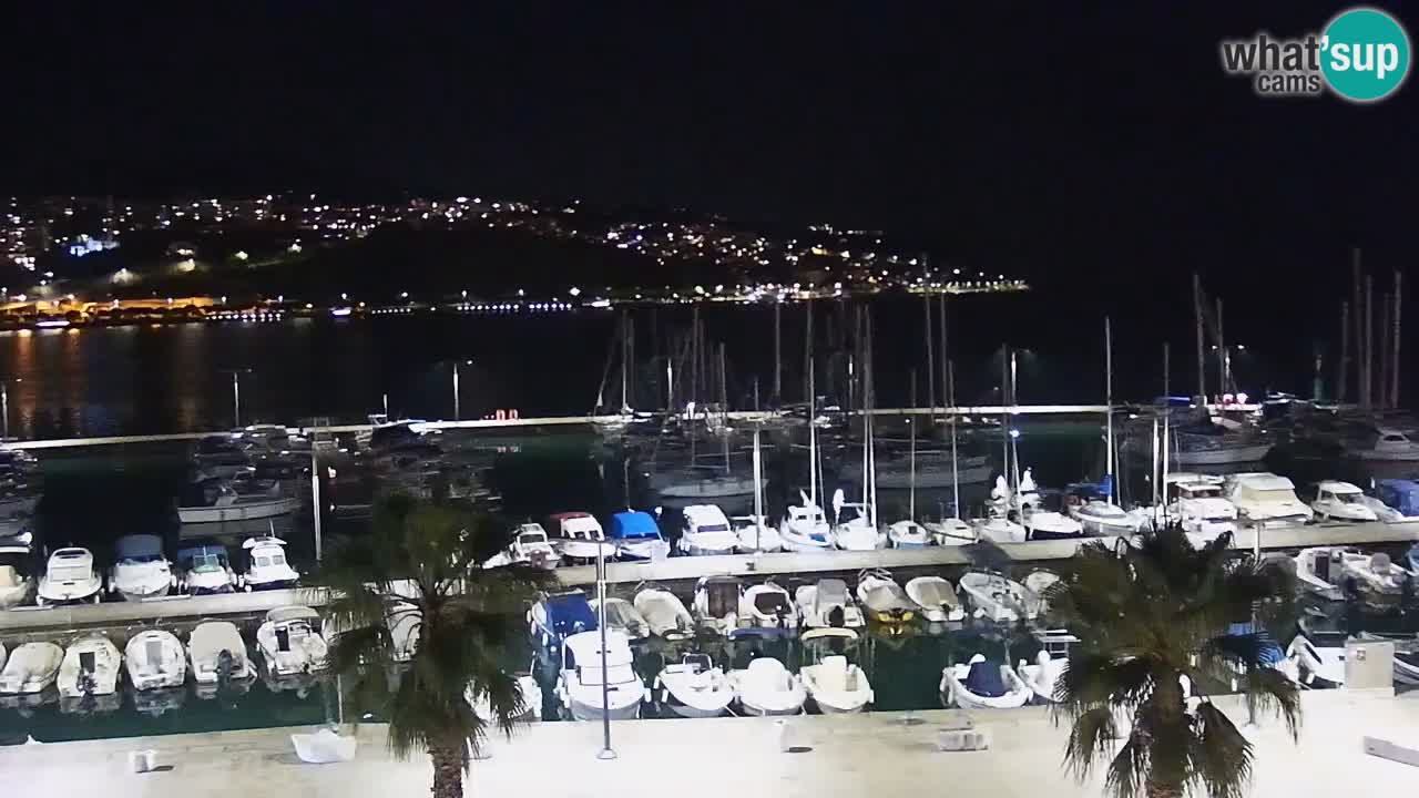 Webcam Capodistria – marina e lungo mare dall’Hotel Grand Koper