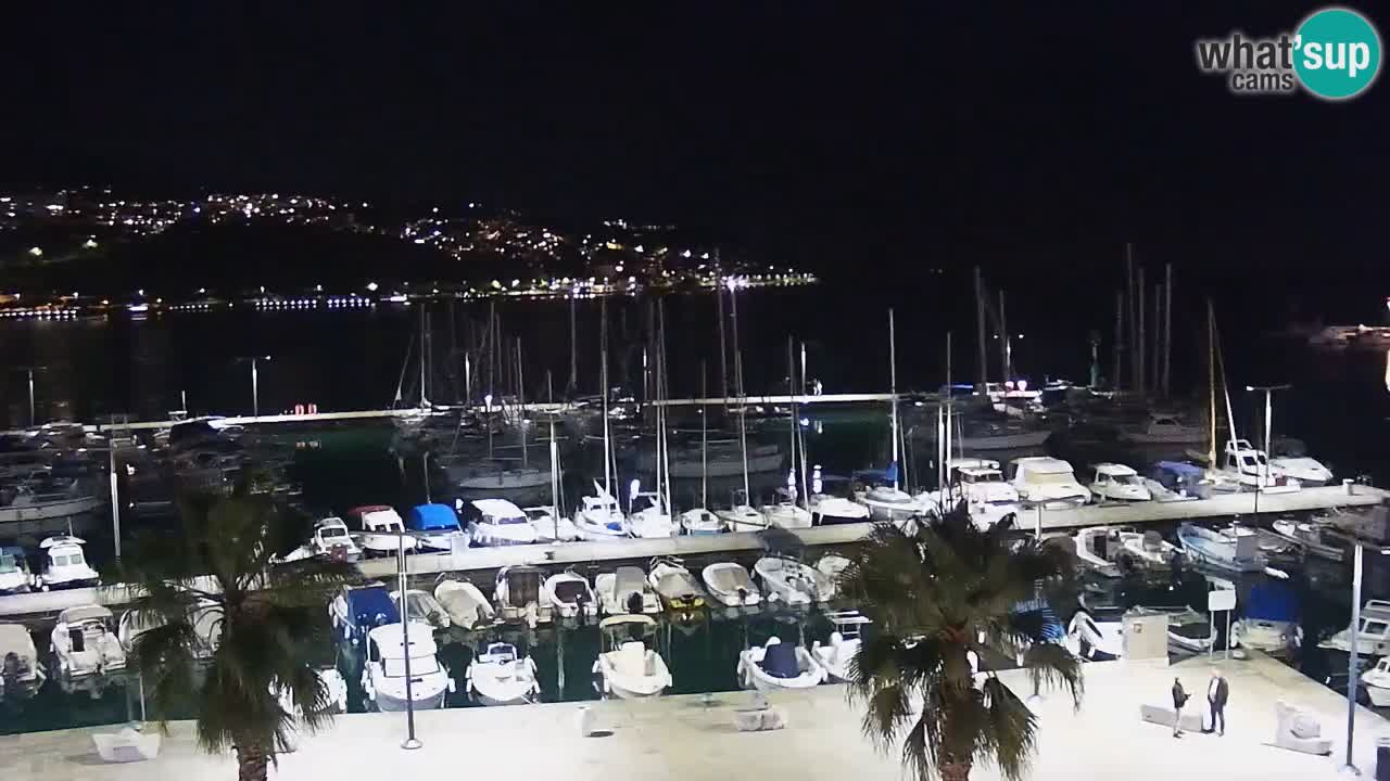 Webcam Capodistria – marina e lungo mare dall’Hotel Grand Koper
