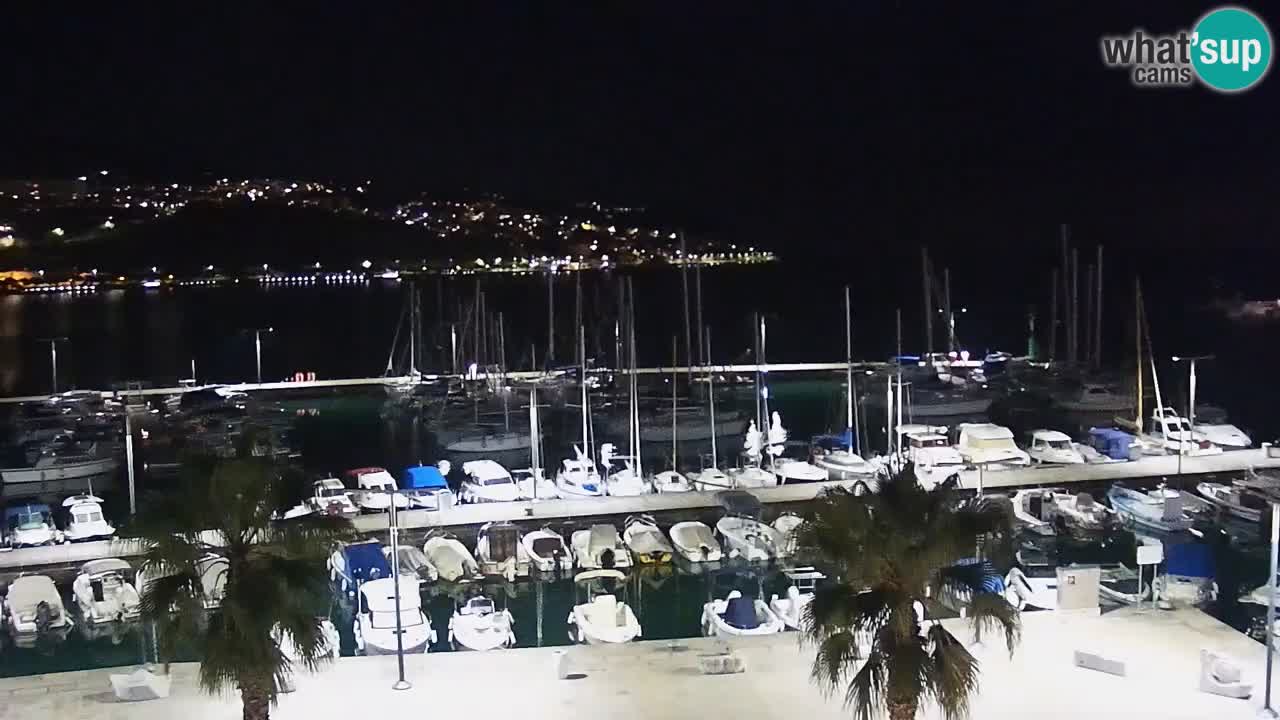 Camera en vivo Koper – puerto deportivo y paseo marítimo desde el Hotel Grand Koper