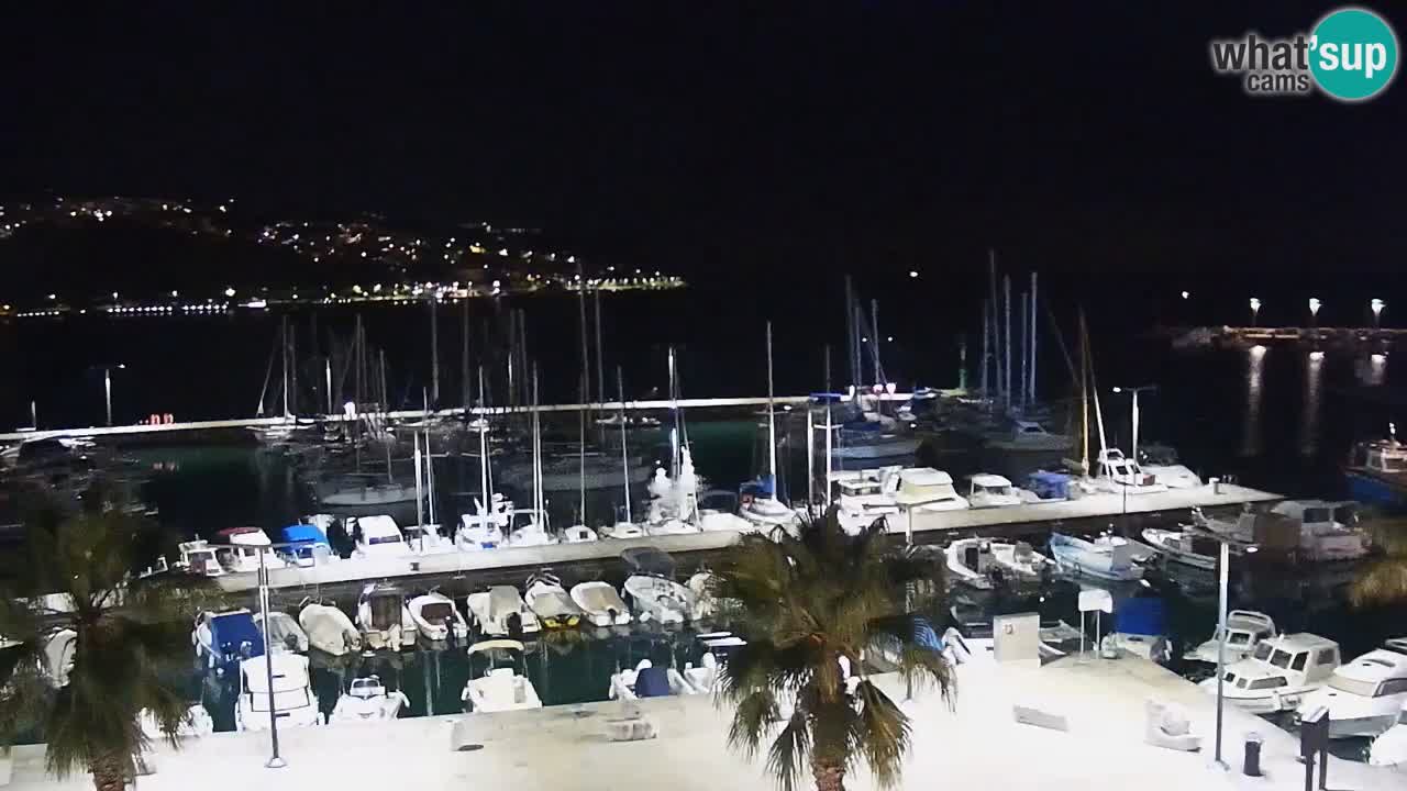 Webcam Capodistria – marina e lungo mare dall’Hotel Grand Koper