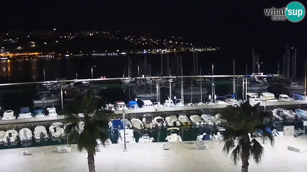 Web kamera Koper – marina i promenada – hotel Grand Koper