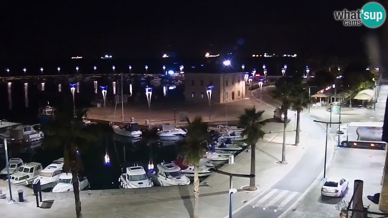 Webcam Capodistria – marina e lungo mare dall’Hotel Grand Koper