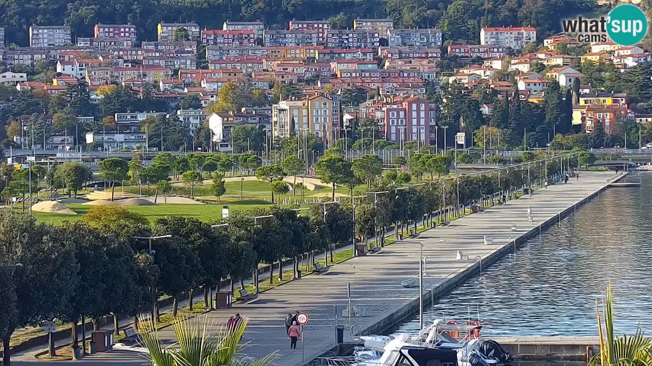Webcam Capodistria – marina e lungo mare dall’Hotel Grand Koper