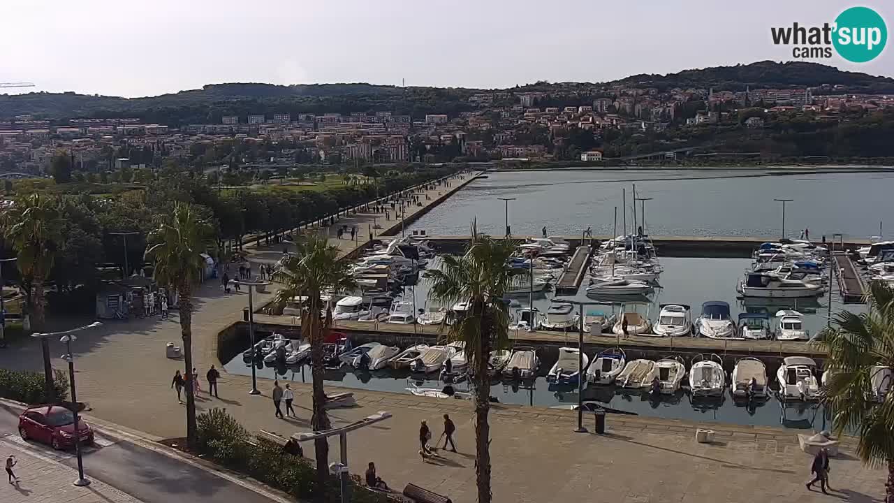 Il porto di Koper – Capodistria live webcam – porto crociere e mercantile – Slovenia
