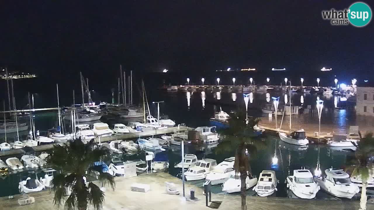 Der Hafen von Koper Live-Webcam – Kreuzfahrt- und Frachthafen – Slowenien