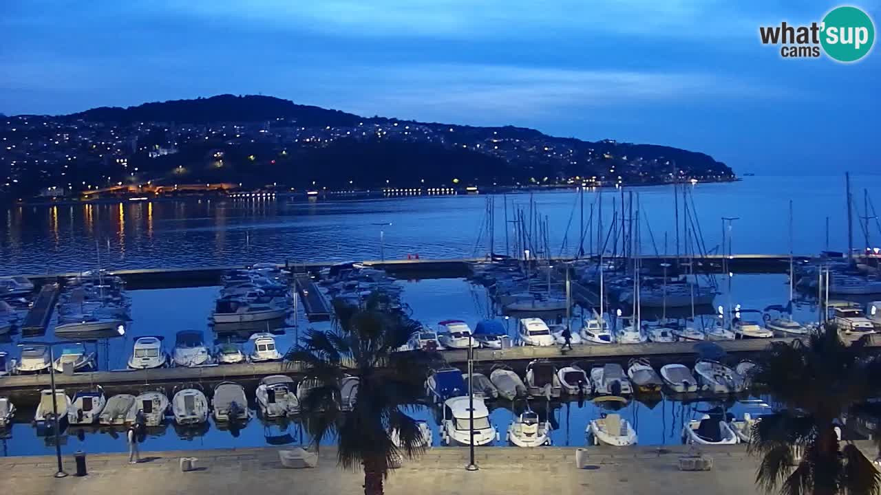 Webcam Capodistria – marina e lungo mare dall’Hotel Grand Koper