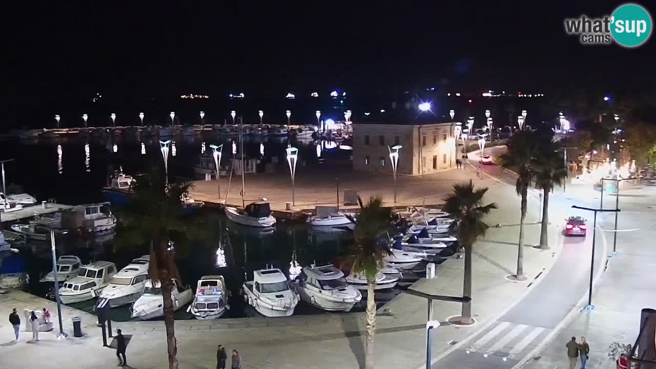 Webcam Koper – Panorama de la marina et de la promenade depuis le Grand Hotel Koper