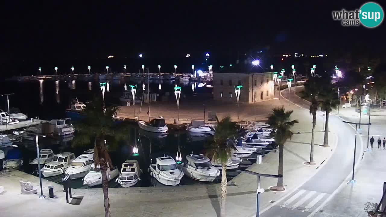 Webcam Capodistria – marina e lungo mare dall’Hotel Grand Koper