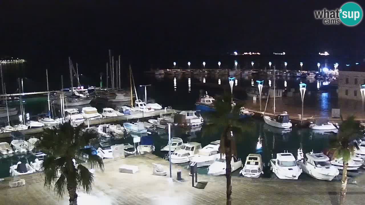 Web kamera Koper – marina i promenada – hotel Grand Koper