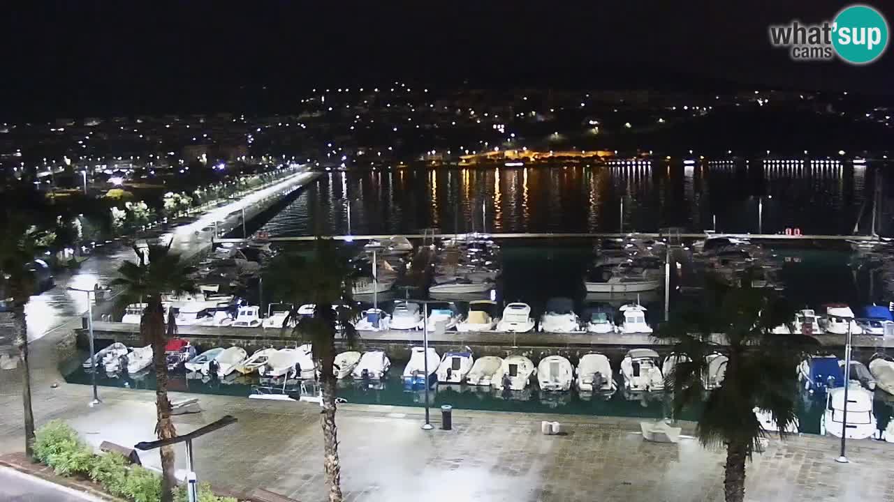 Spletna kamera Koper – Panorama na marino in promenado s Hotela Grand Koper