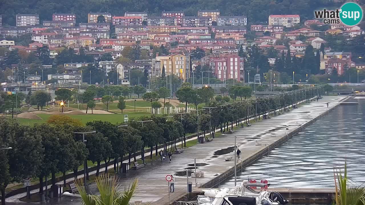 Spletna kamera Koper – Panorama na marino in promenado s Hotela Grand Koper