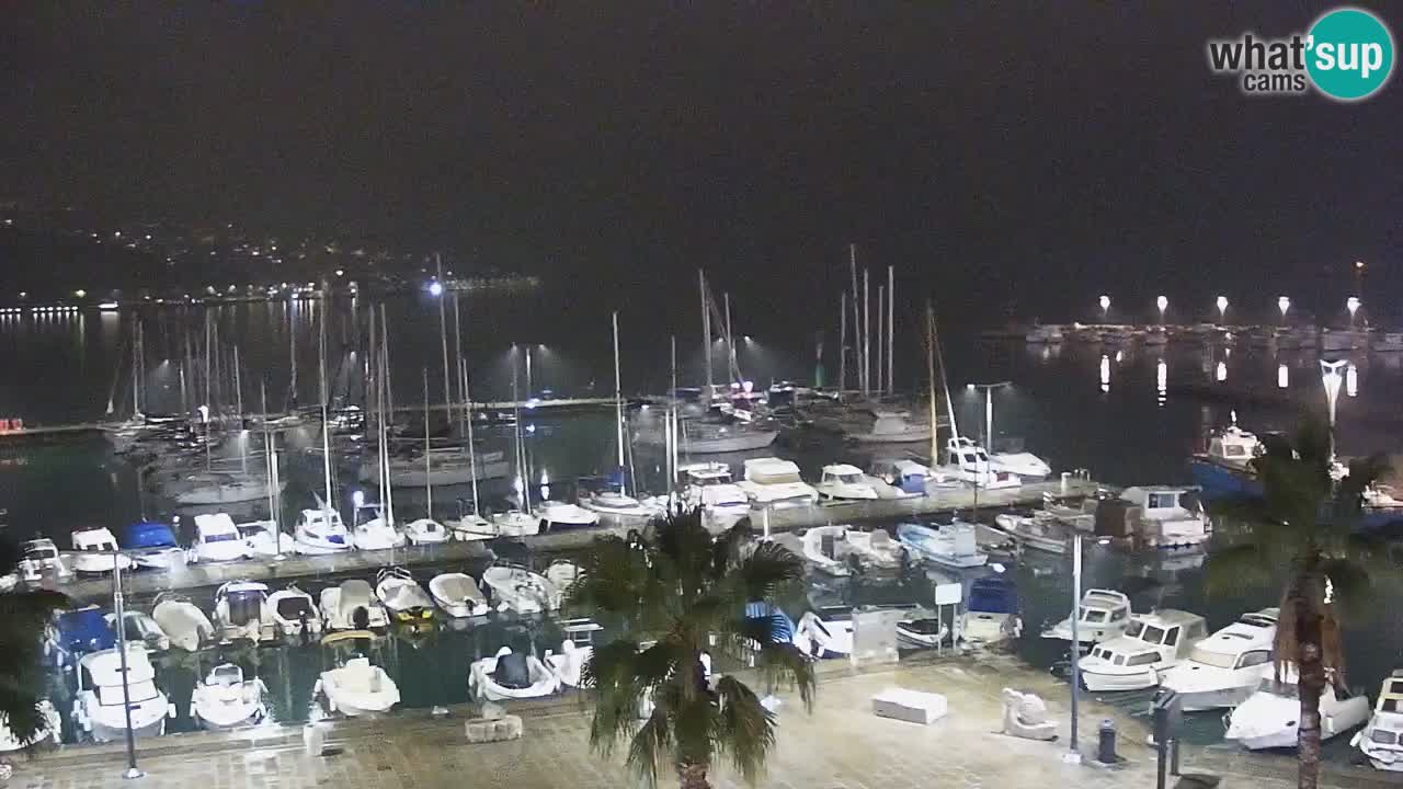 Web kamera Koper – marina i promenada – hotel Grand Koper