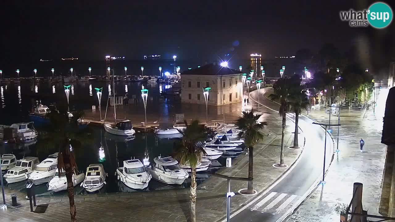 Web kamera Koper – marina i promenada – hotel Grand Koper