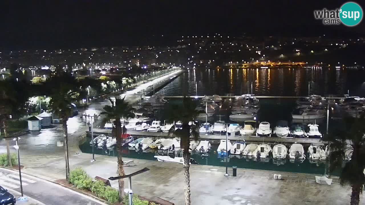 Spletna kamera Koper – Panorama na marino in promenado s Hotela Grand Koper