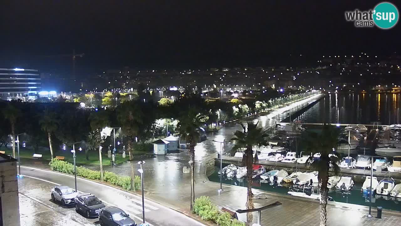 Webcam Capodistria – marina e lungo mare dall’Hotel Grand Koper