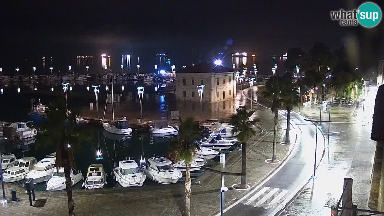 Web kamera Koper – marina i promenada – hotel Grand Koper