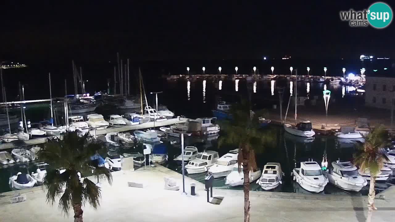 Spletna kamera Koper – Panorama na marino in promenado s Hotela Grand Koper