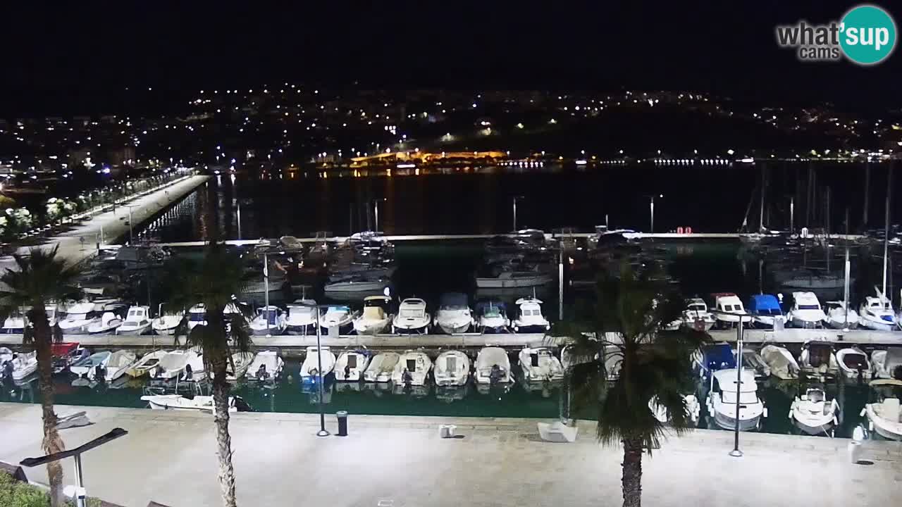 Web kamera Koper – marina i promenada – hotel Grand Koper