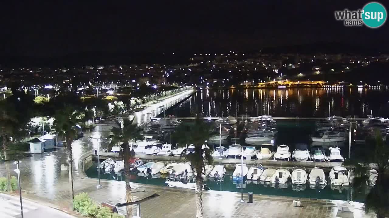 Camera en vivo Koper – puerto deportivo y paseo marítimo desde el Hotel Grand Koper