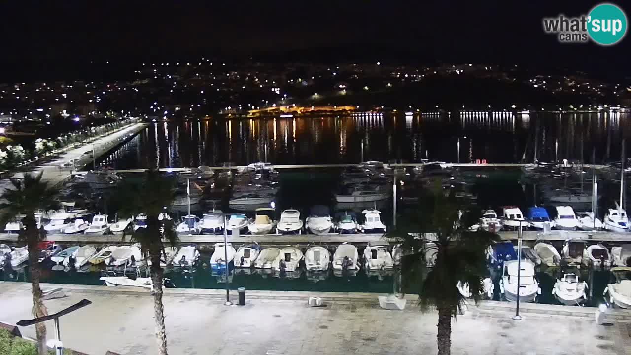 Spletna kamera Koper – Panorama na marino in promenado s Hotela Grand Koper