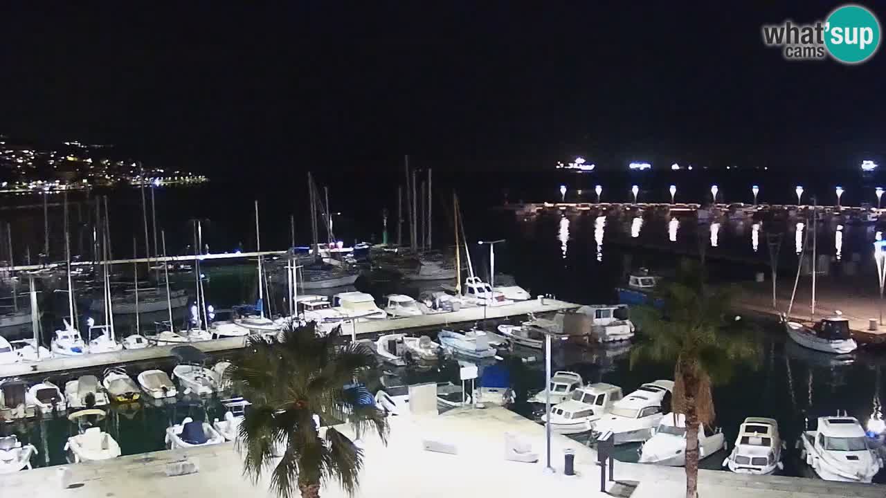 Webcam Capodistria – marina e lungo mare dall’Hotel Grand Koper