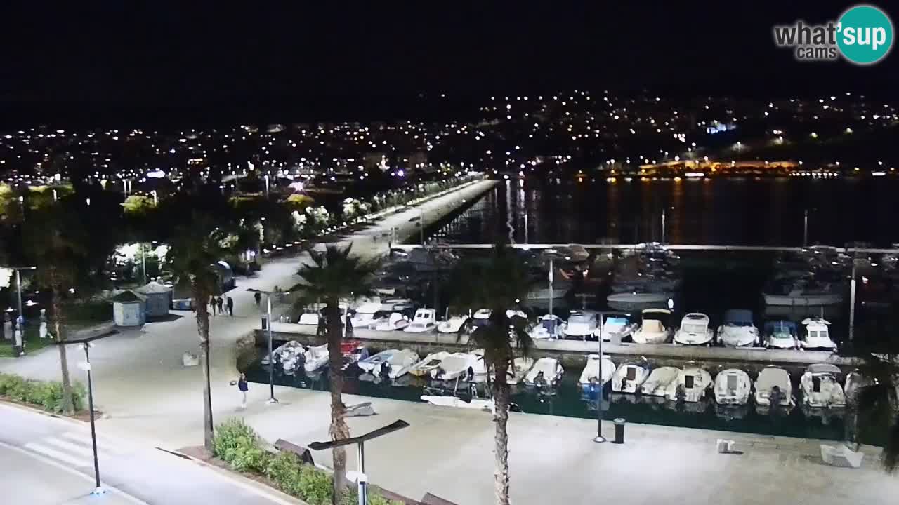 Web kamera Koper – marina i promenada – hotel Grand Koper