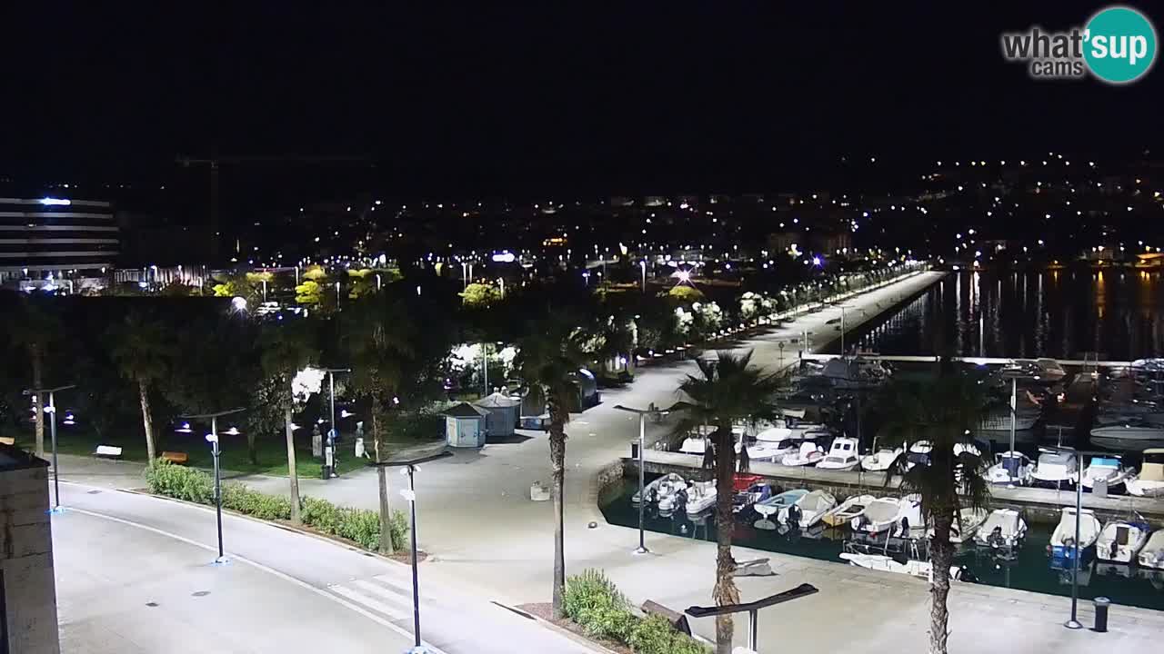 Web kamera Koper – marina i promenada – hotel Grand Koper
