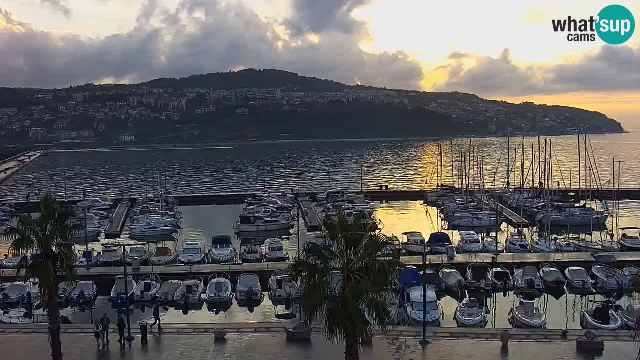 The Port of Koper live webcam – cruise and cargo port – Slovenia