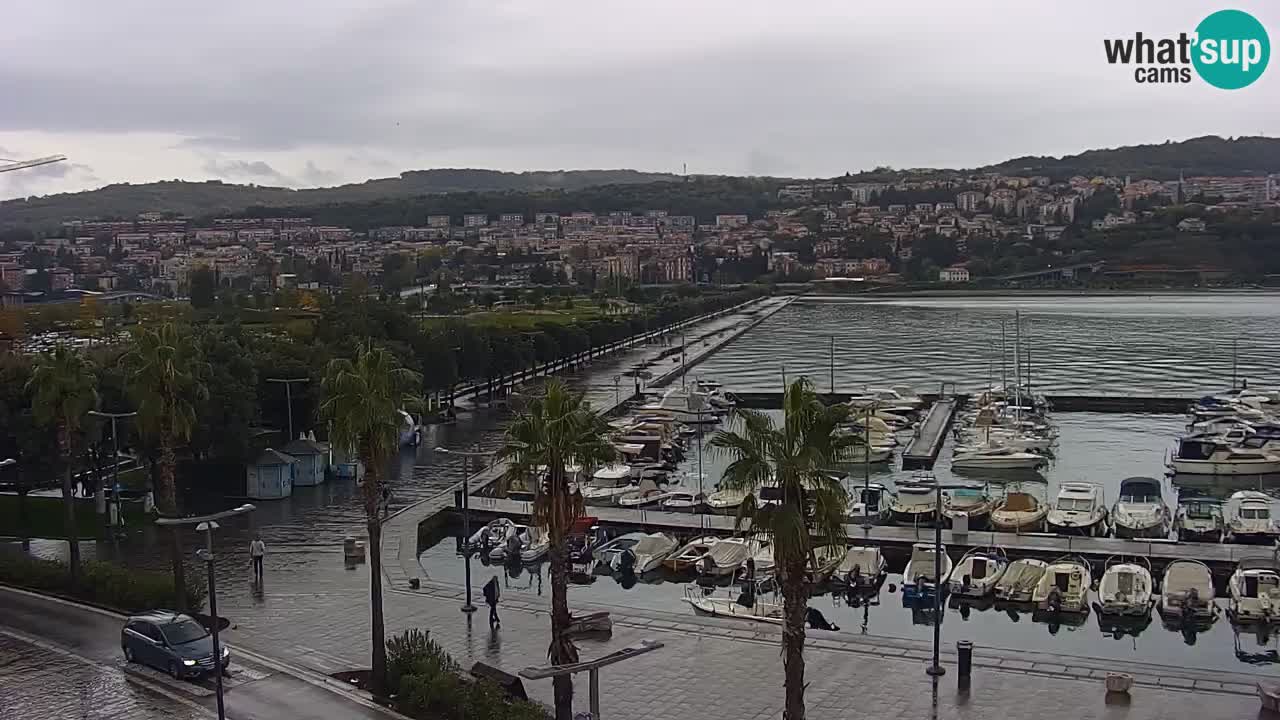Der Hafen von Koper Live-Webcam – Kreuzfahrt- und Frachthafen – Slowenien