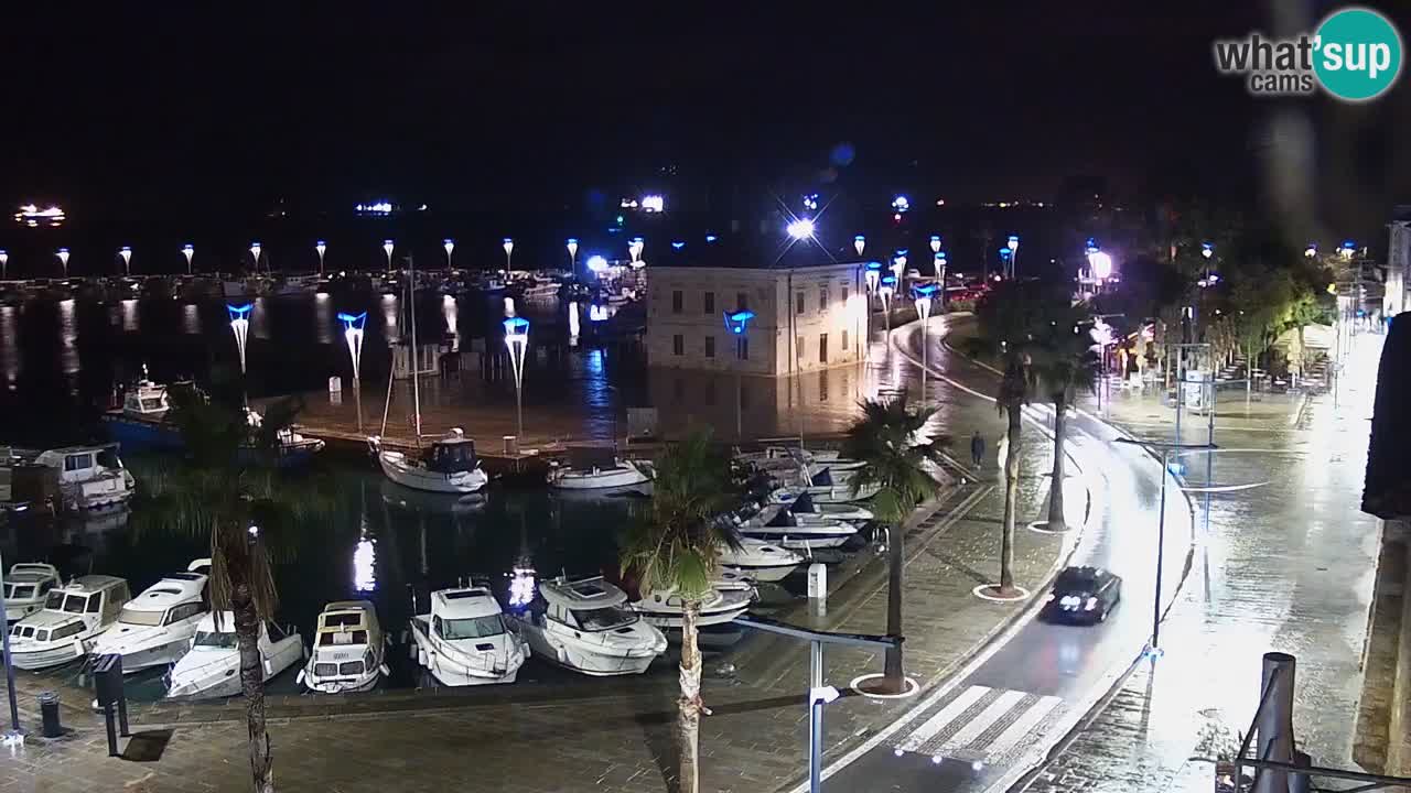 Webcam Capodistria – marina e lungo mare dall’Hotel Grand Koper