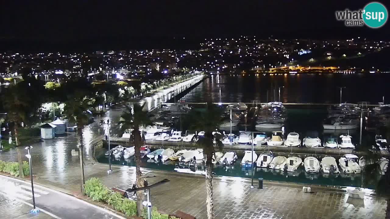 Webcam Capodistria – marina e lungo mare dall’Hotel Grand Koper