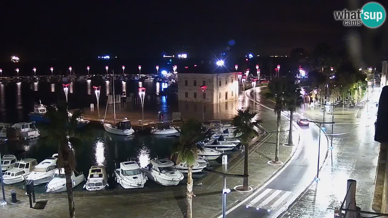 Spletna kamera Koper – Panorama na marino in promenado s Hotela Grand Koper