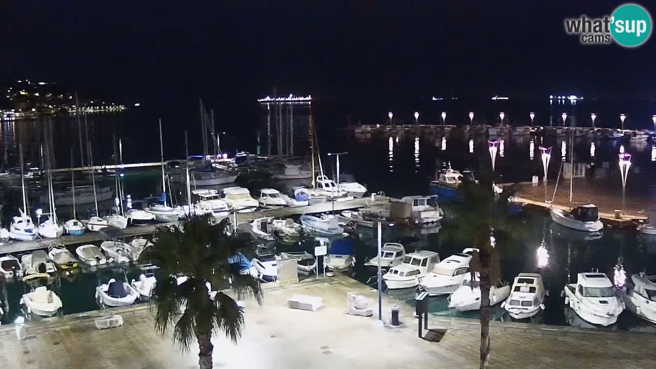 Spletna kamera Koper – Panorama na marino in promenado s Hotela Grand Koper