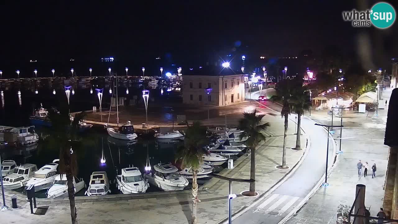 Spletna kamera Koper – Panorama na marino in promenado s Hotela Grand Koper