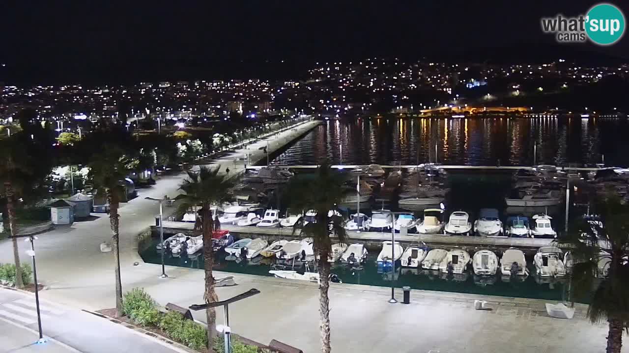 Camera en vivo Koper – puerto deportivo y paseo marítimo desde el Hotel Grand Koper