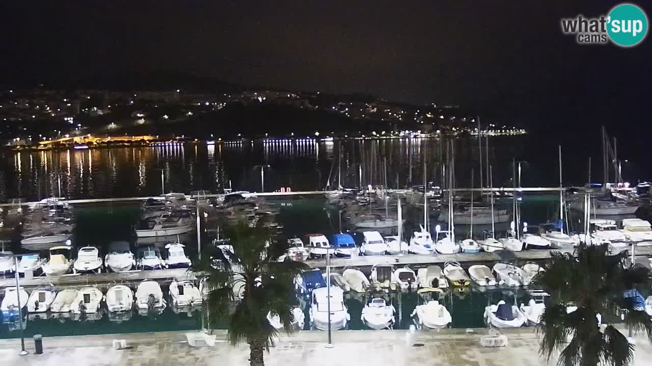 Camera en vivo Koper – puerto deportivo y paseo marítimo desde el Hotel Grand Koper